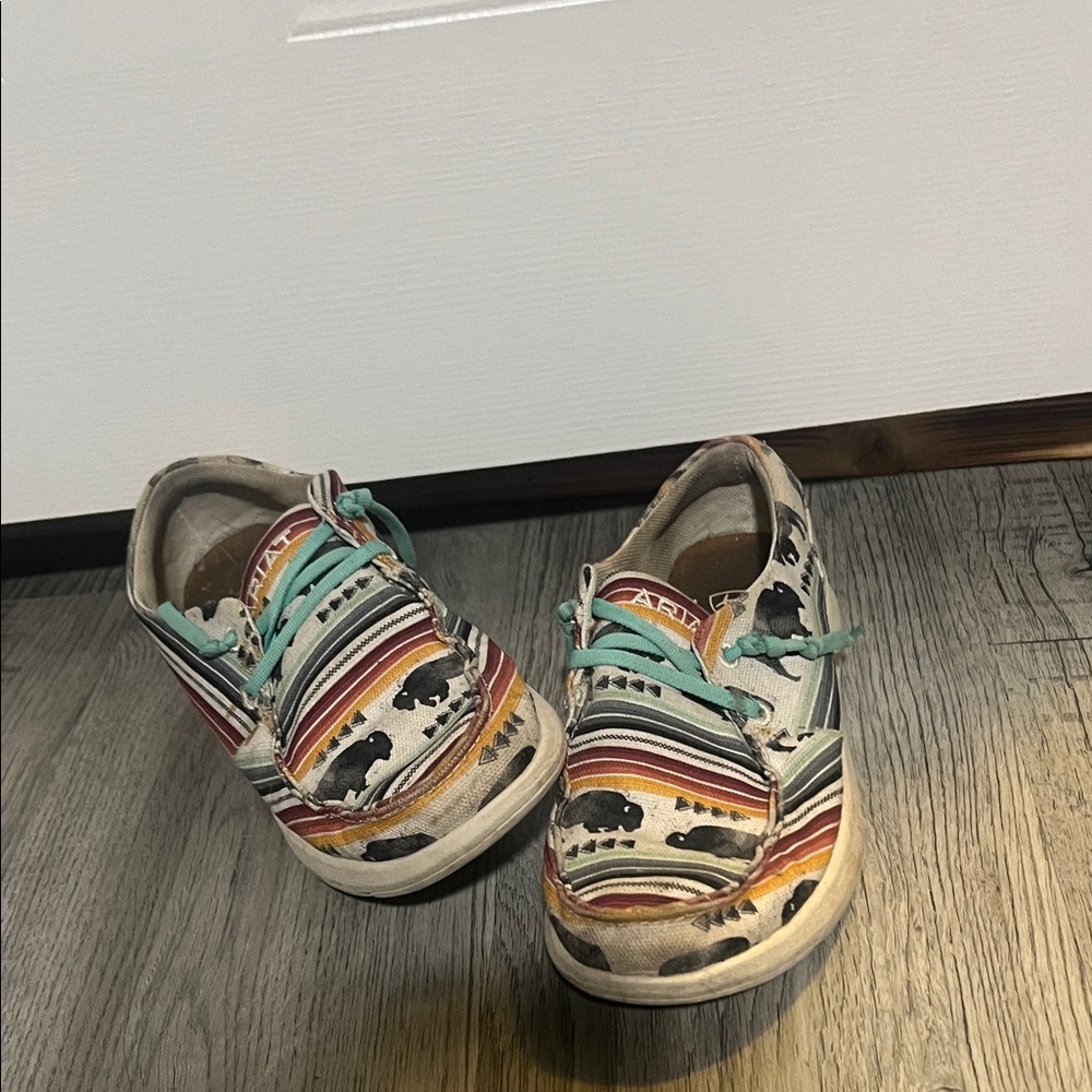 Ariat Multicolor Striped Moccasins